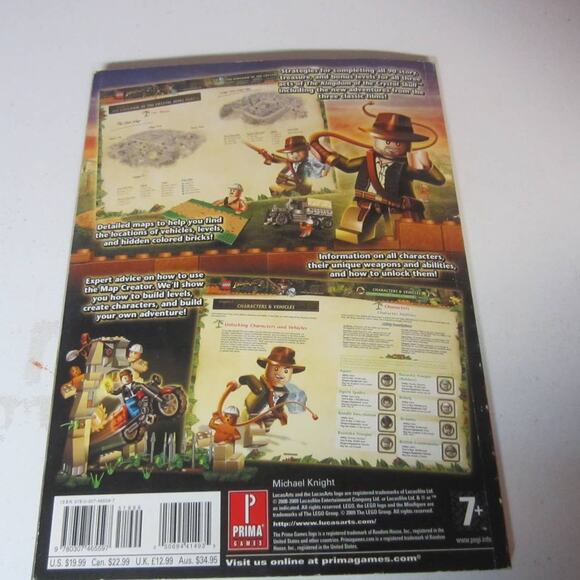 LEGO Indiana Jones 2 Prima Official Game Guide LucasArts TT Games - Picture 7 of 7